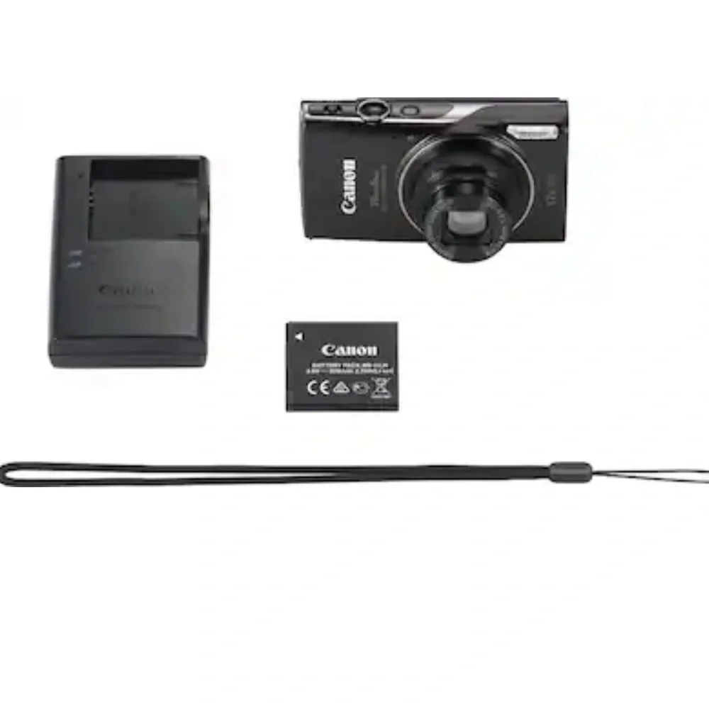 Canon PowerShot ELPH 360 HS Digital Camera in Black